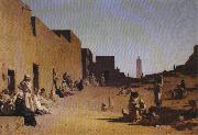 Gustave Guillaumet Laghouat, Algerian Sahara. oil on canvas